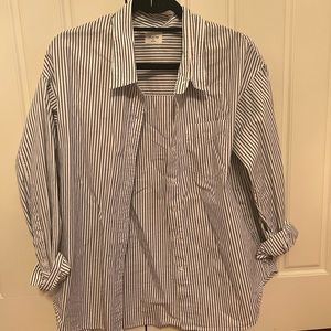 Oversized button up